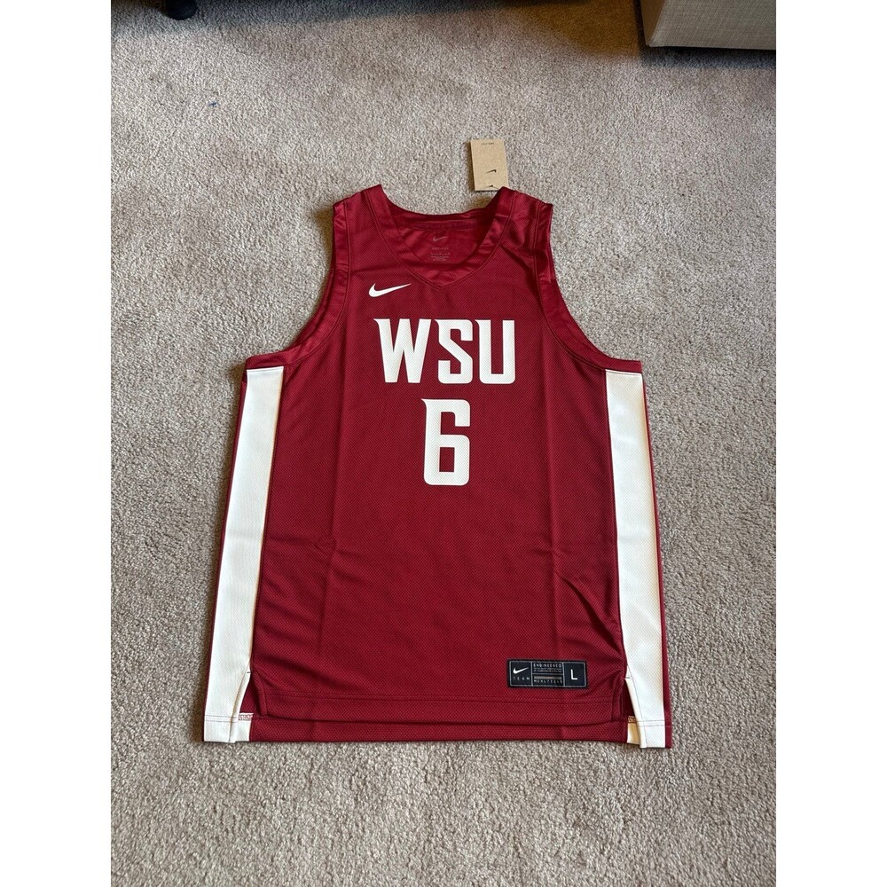 Washington State Cougars Nike NWT Men’s Basketball Jersey Large